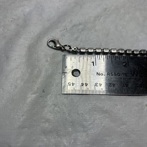 TOVA Rydell Necklace Antique Silver Statement Holiday Sparkle Runway Glam Drop - Picture 16 of 16